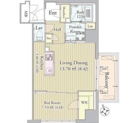 グロリアス西荻窪の物件間取画像