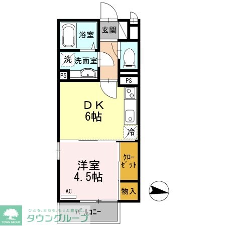 サンライズ花澤台Lの物件間取画像