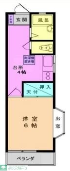 カーサヴェルディの物件間取画像