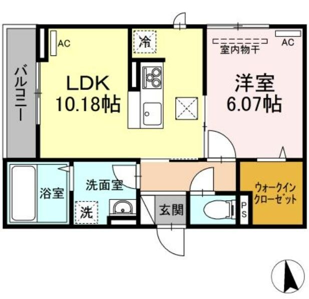 イグレック新小平の物件間取画像