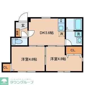 メゾンジェムの物件間取画像