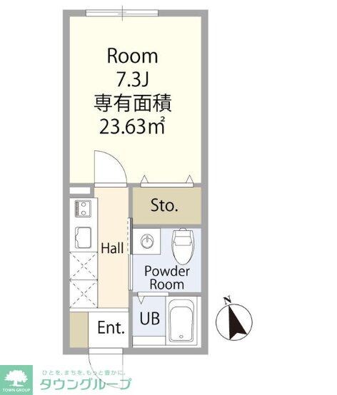 クレスト東村山の物件間取画像