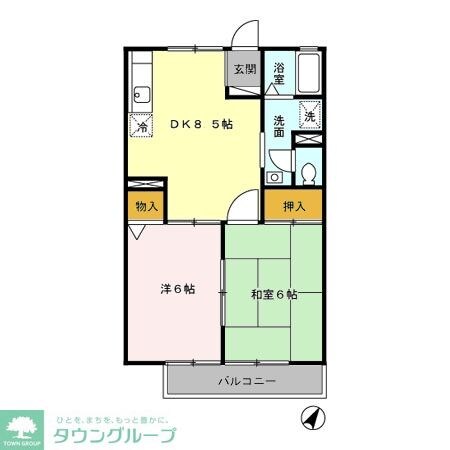 エクレールUの物件間取画像