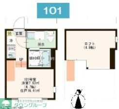 ハーモニーテラス関町北IIIの物件間取画像