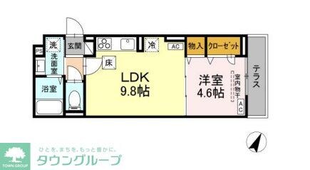 D-comodo深大寺北町の物件間取画像