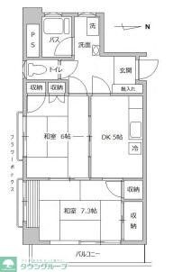 勇進ビルの物件間取画像