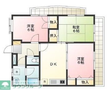 エクセル府中の物件間取画像