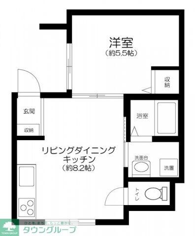 国立テラスの物件間取画像