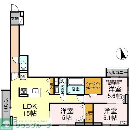 セレスティア下石神井の物件間取画像