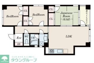 三鷹新川プラザの物件間取画像