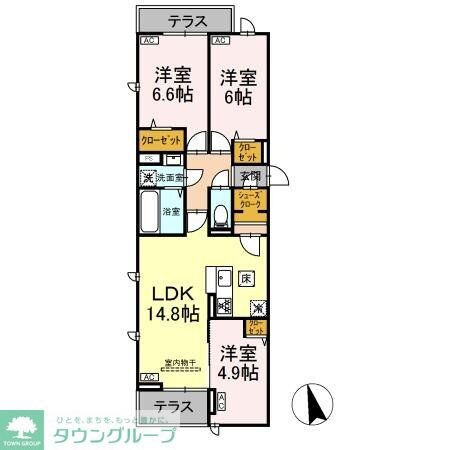 セレスティア下石神井の物件間取画像