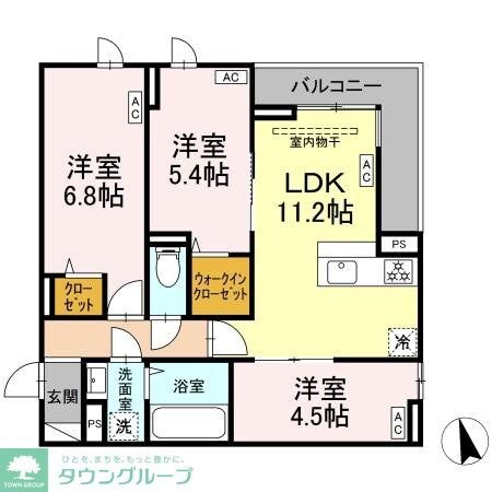 セレスティア下石神井の物件間取画像