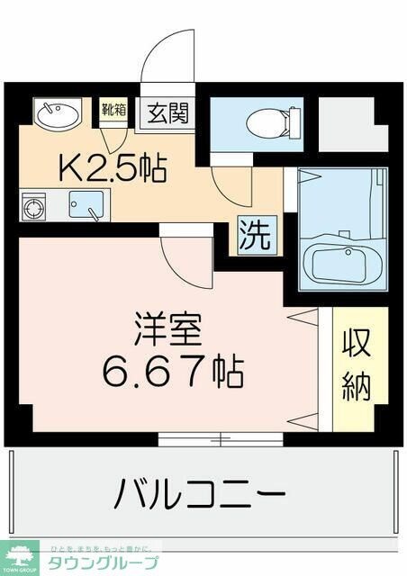 ティーズの物件間取画像