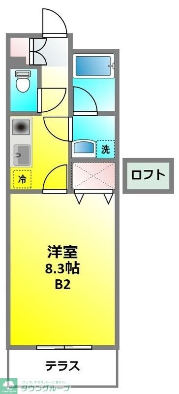 ハイツけやき七番館の物件間取画像