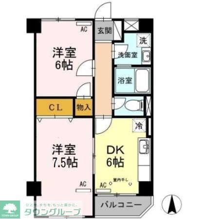 M・S・Yビル 住居の物件間取画像