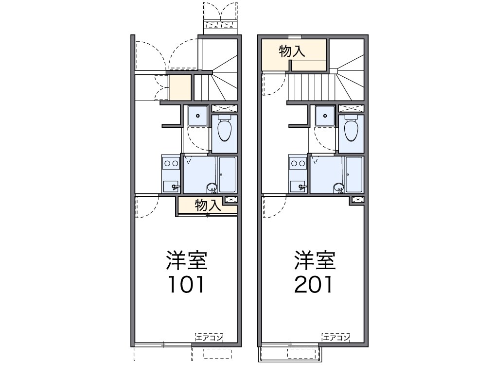 レオネクストことぶきの物件間取画像