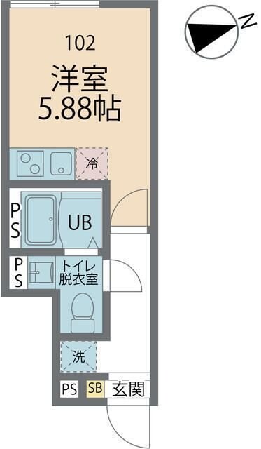 カインドネス国分寺本多の物件間取画像