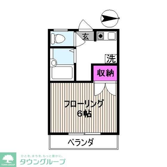 ジュネス元町の物件間取画像