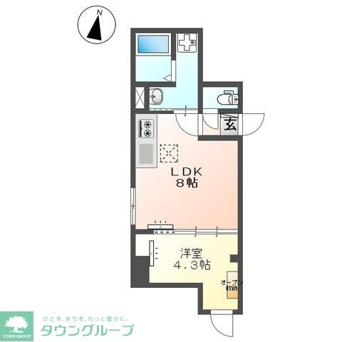 国分寺市新築マンションの物件間取画像