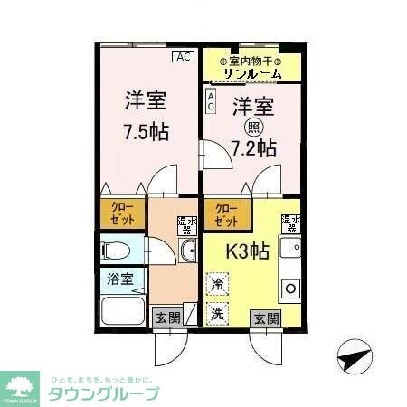 NF・コープIIの物件内観写真