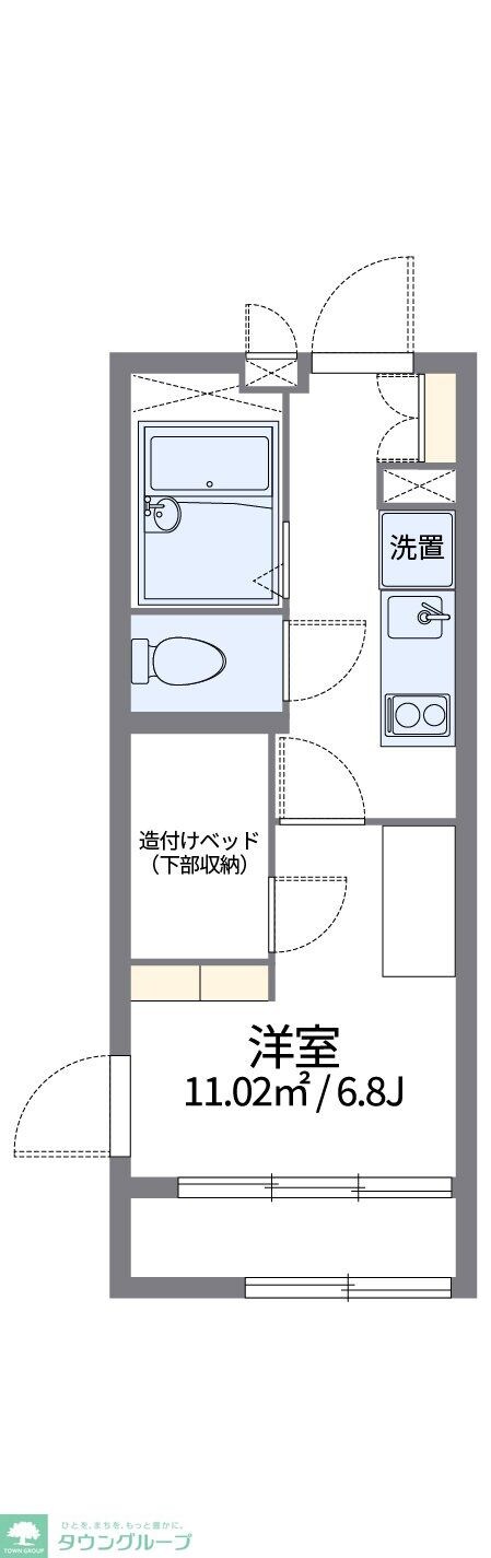 レオパレスCosmosの物件間取画像