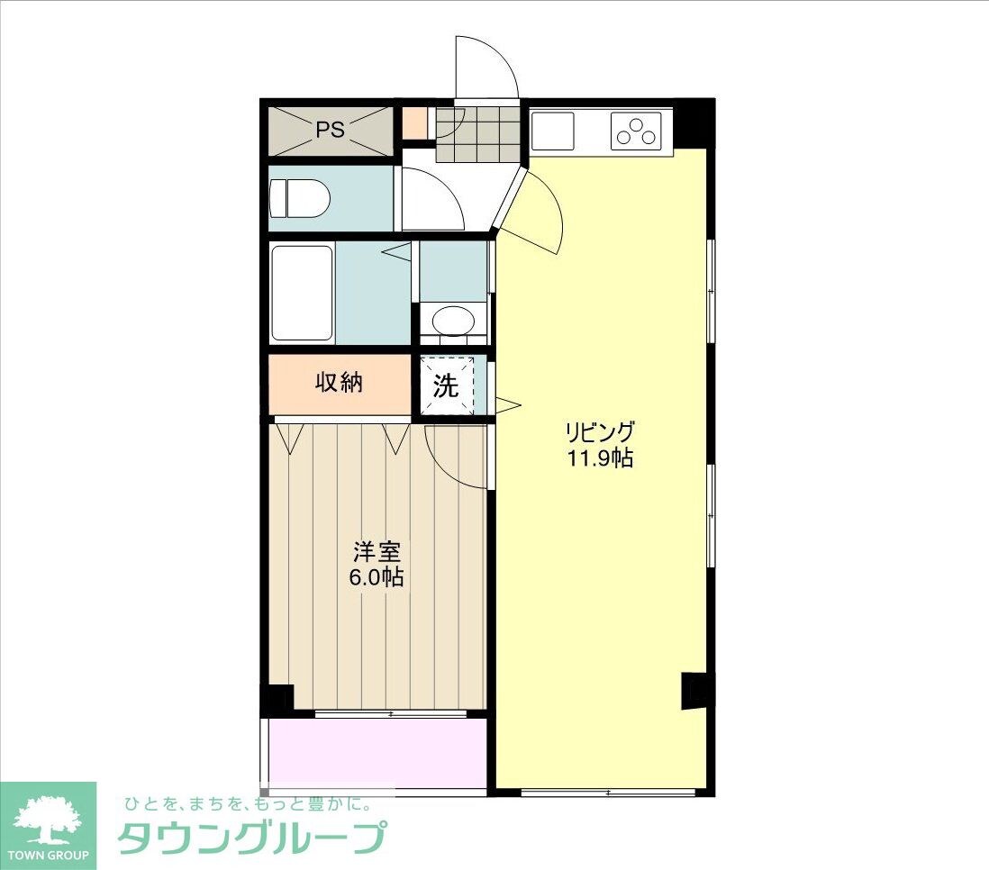プルマージュ国立の物件間取画像