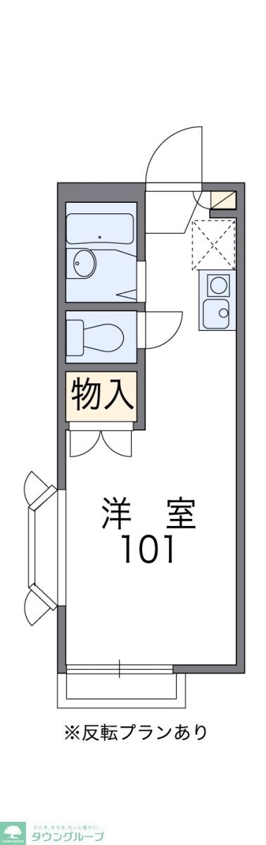 レオパレスBelle demeureの物件間取画像