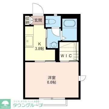 HIROコートの物件間取画像