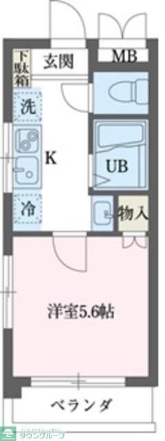 ゼルコバハイツの物件間取画像