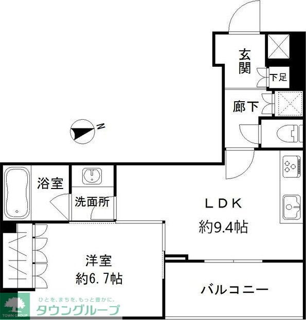 RODIA立川の物件間取画像