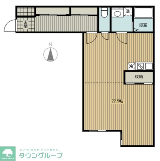 バウムハウス本宿(ほんしゅく)の物件間取画像