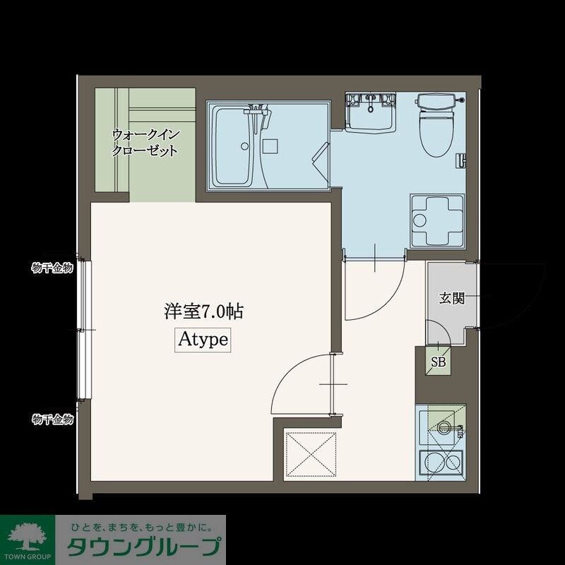 Agrande Hitotsubashi-gakuenの物件間取画像