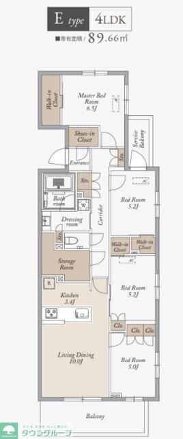 KDXレジデンス武蔵境IIの物件間取画像