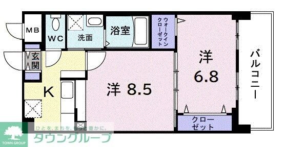 セジュール 藤の物件間取画像