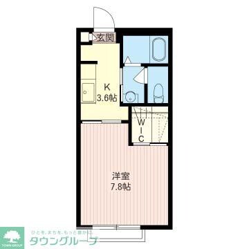 カサベリヤAの物件間取画像