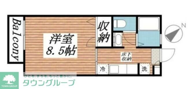 エメラルダスの物件間取画像