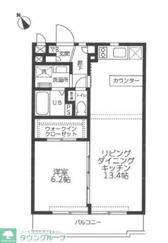 レジディア吉祥寺の物件間取画像