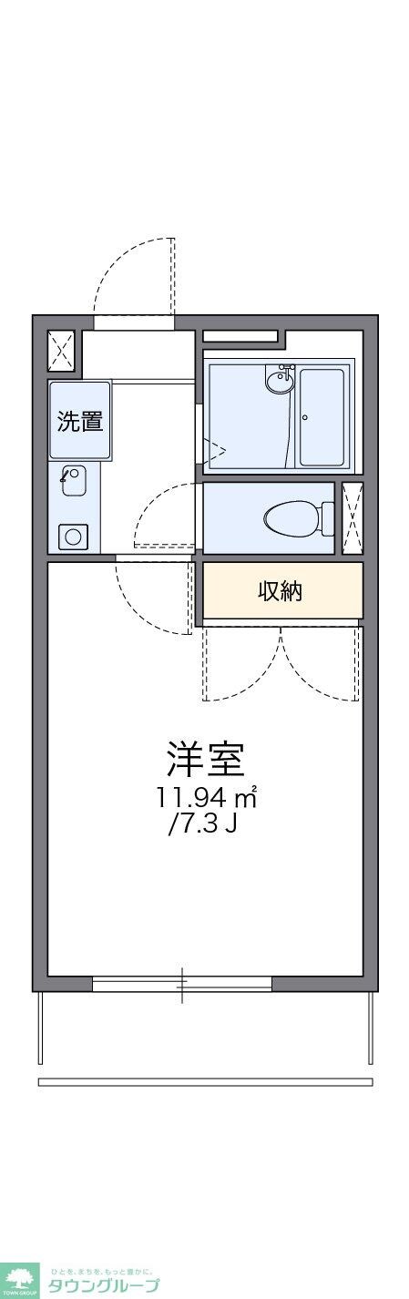 レオパレス葵第1の物件間取画像