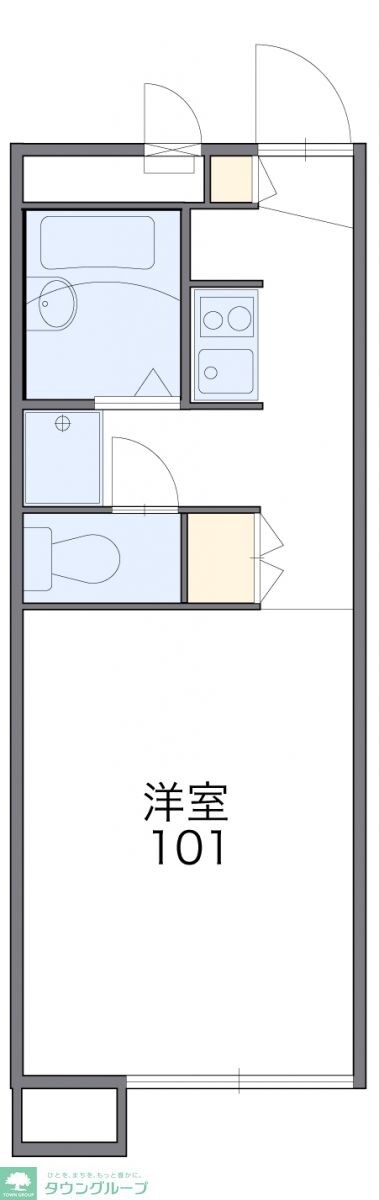 レオパレスソレーユの物件間取画像