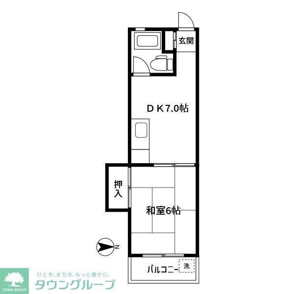 本町プラザマンションの物件間取画像