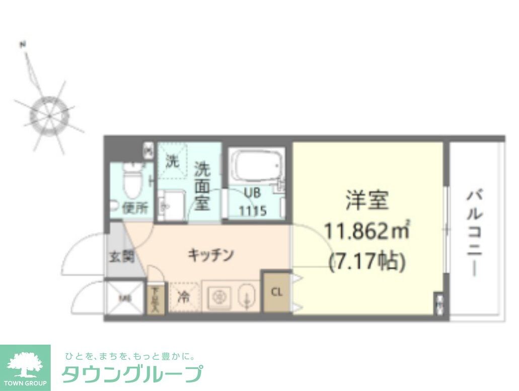 Daiwa Terrace 府中の物件間取画像