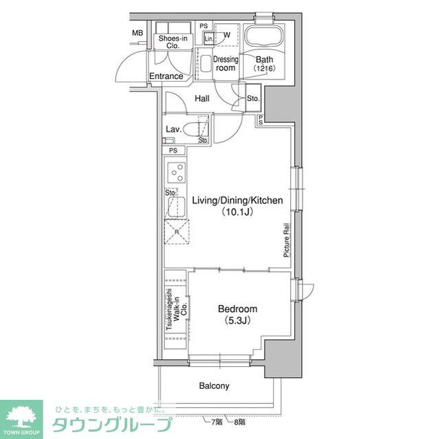 ブリリアンクラス高円寺の物件間取画像