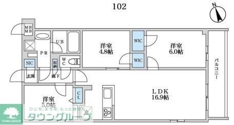 S-RESIDENCE富士見ヶ丘affordの物件間取画像