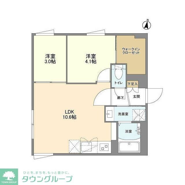 ウェルスクエア方南町IIの物件間取画像