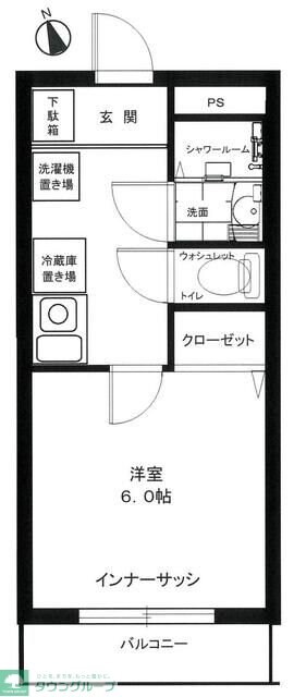 ウイングウエストの物件間取画像