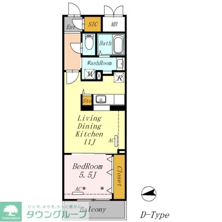 AZALETY上北沢の物件間取画像