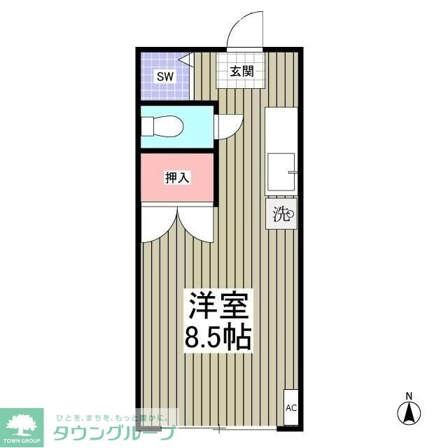 ハイツいけのやの物件間取画像