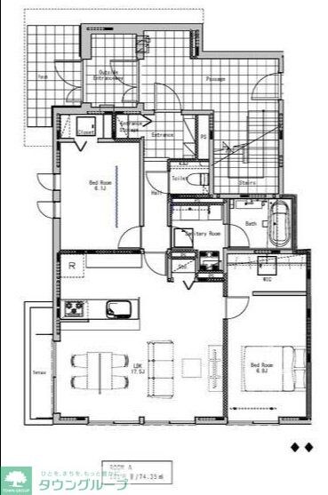 La vie Radieuse ラ ヴィ ラディユズの物件間取画像