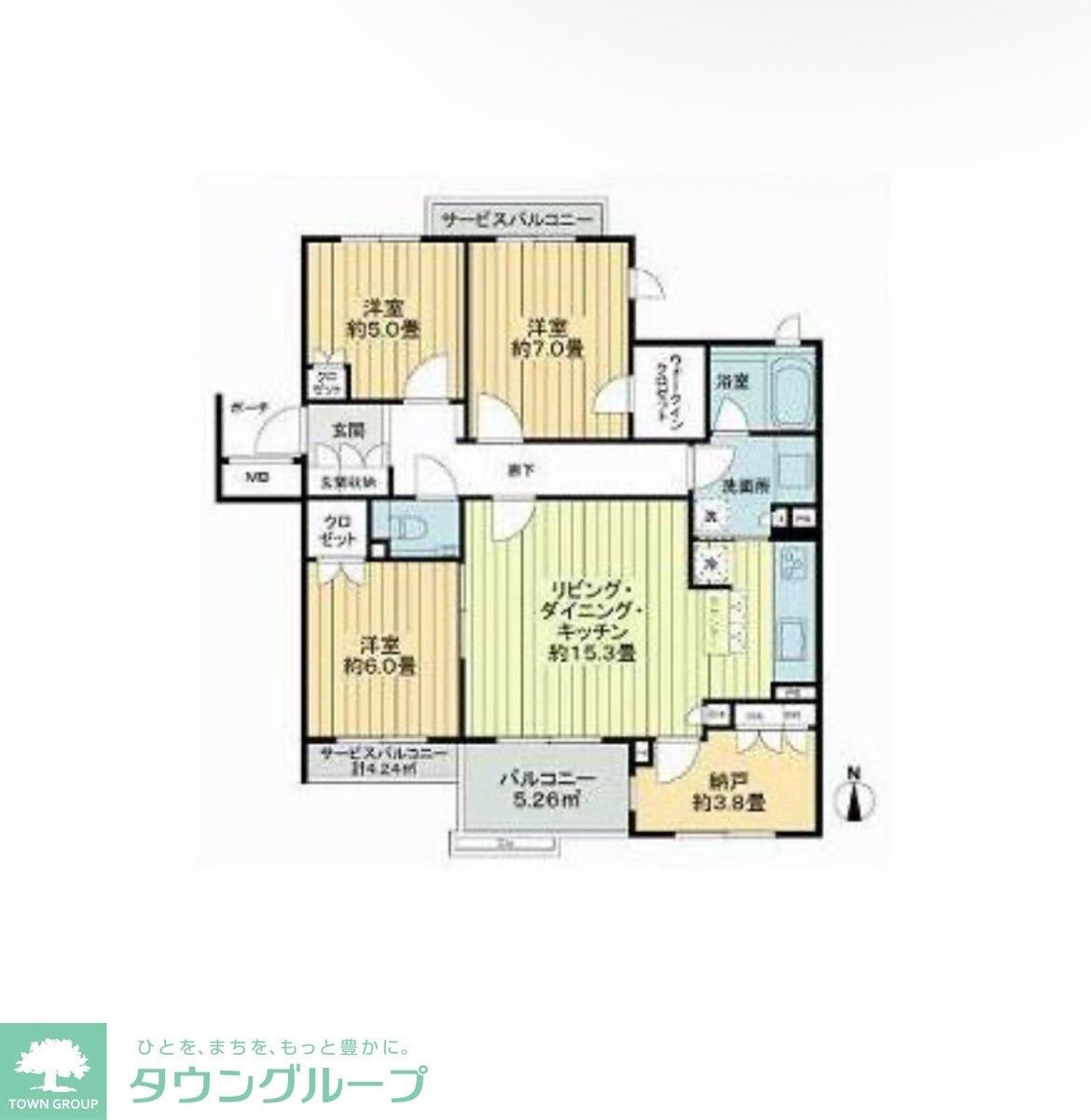 アトラス国領セントラルコートの物件間取画像