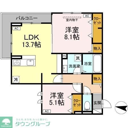 リアンメゾンの物件間取画像